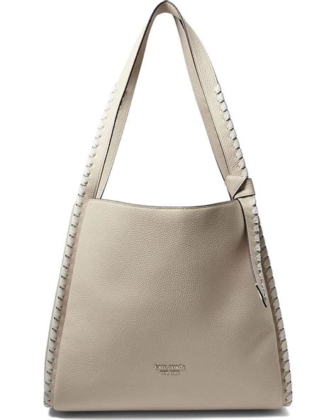 Lucy Large Pebbled Leather Shoulder Bag 